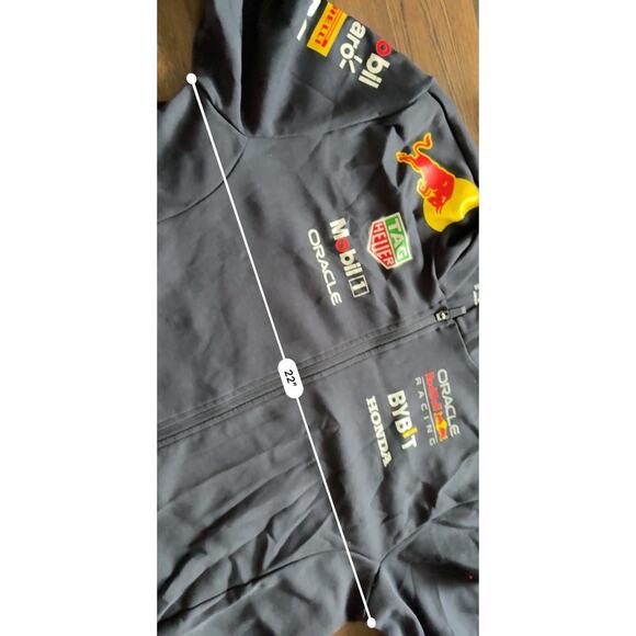 Red Bull Racing F1 Official Team Pullover Hoodie Sweatshirt - XL - Picture 12 of 13